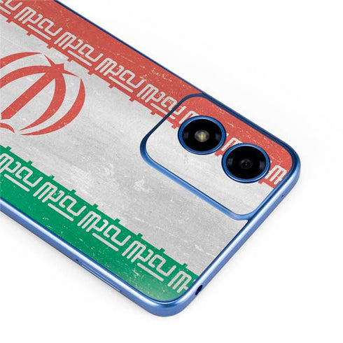 Iran Flag Distressed Moto G Play 4G (2024) Skin